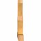 Ekena Millwork Saratoga Rough Sawn Timber Gable Bracket, Western Red Cedar, 48"W x 32"H x 4"D x 4"F, 16/12 Pitch GBW048X32X0404SAR00RWR - alternate 5